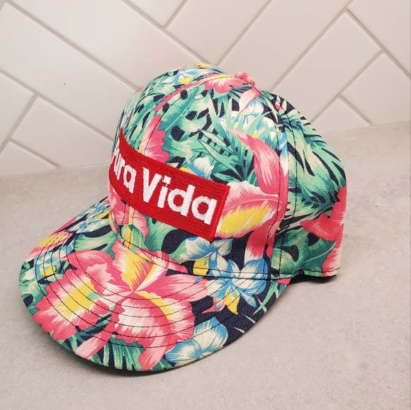 Pura Vida Snap Back Cap Hat - Picture 2 of 5